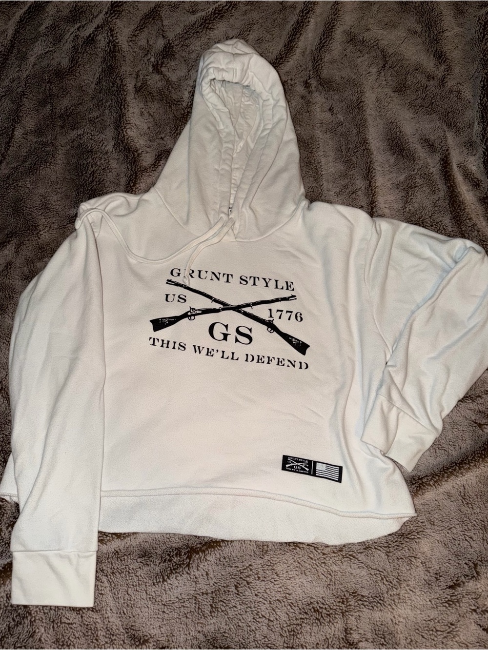 Grunt Style Women’s Crop Hoodie XXL